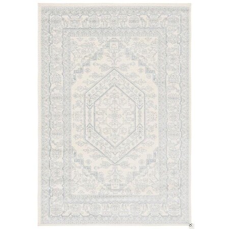 Safavieh Adirondack Power Loomed Runner Area Rug, Ivory and Slate - 2 ft.-6 in. x 6 ft. ADR108S-26